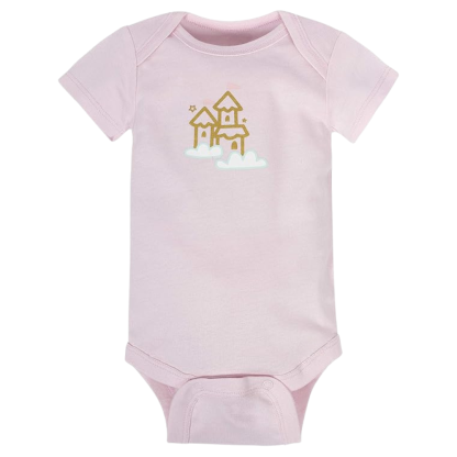 Pack of 8 Baby Girl Short Sleeve Onesies Bodysuits