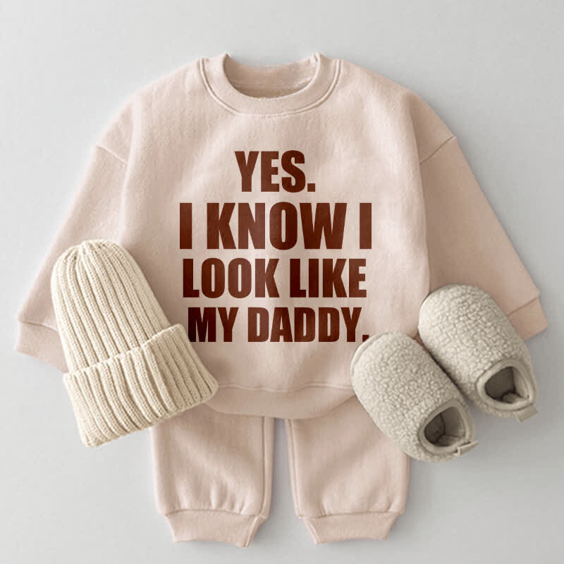 I Look Like Daddy Printed Baby 2 Piece Casual Set-Cozy Stroller