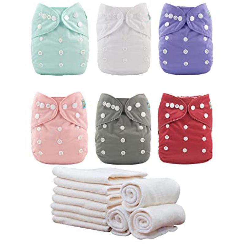 Reusable Cotton Diaper Set-Cozy Stroller