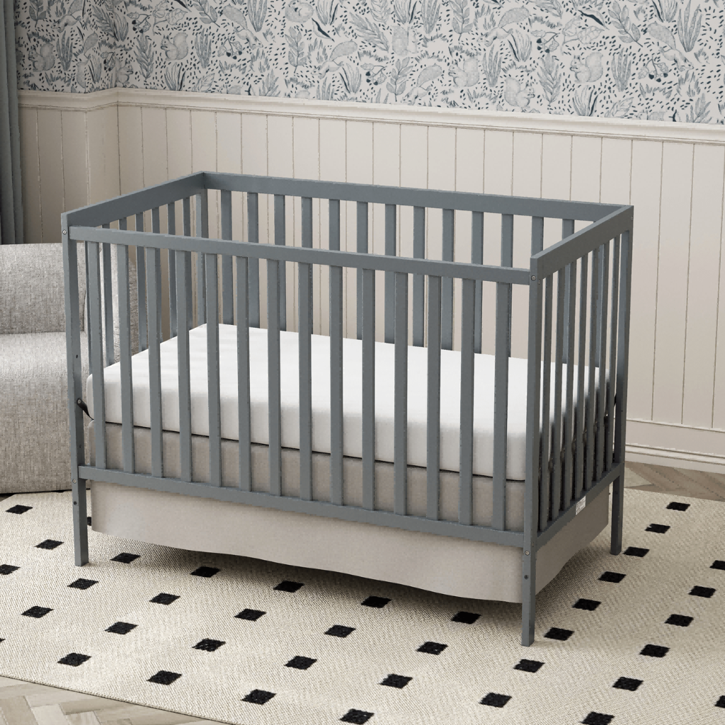 5 In 1 Convertible Toddler Bed In Natural Pinewood for Nursery