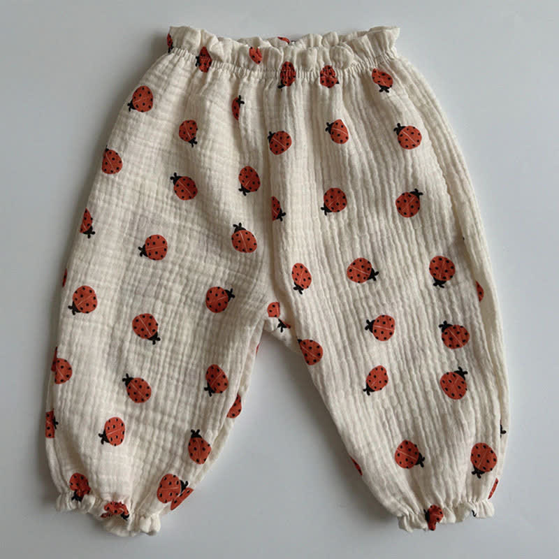 Baby Casual Printed Linen Pants-Cozy Stroller
