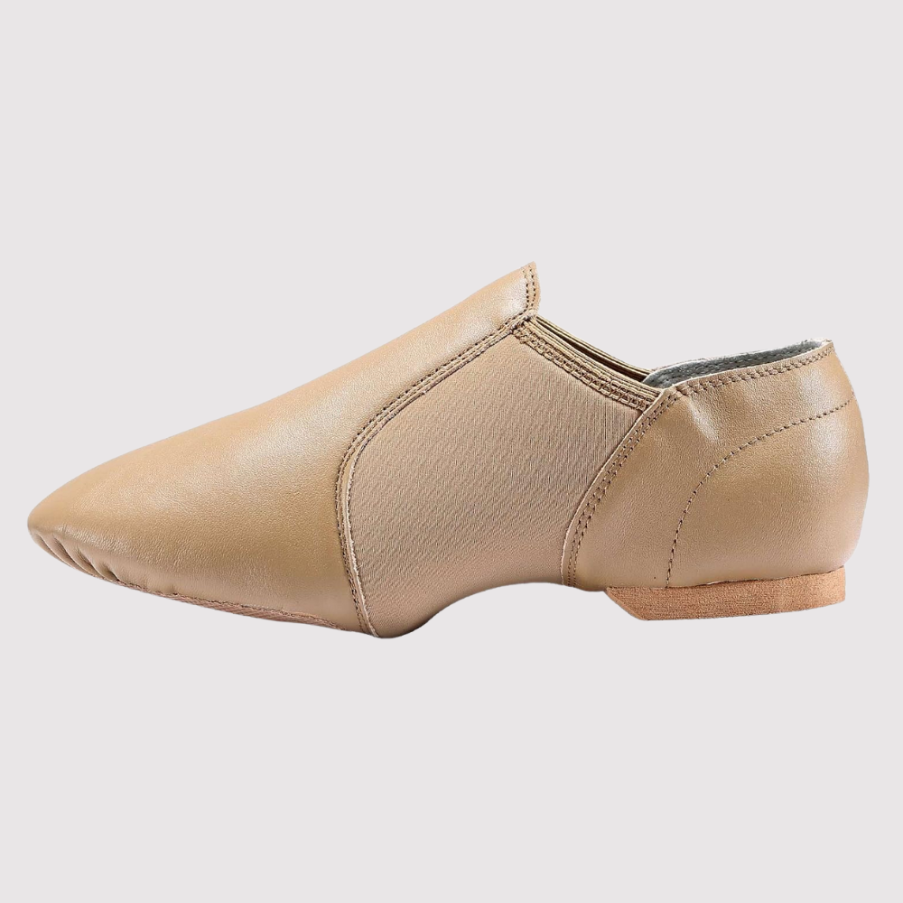 Kids Leather Slip On Jazz Dance Shoes