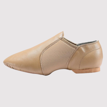 Kids Leather Slip On Jazz Dance Shoes
