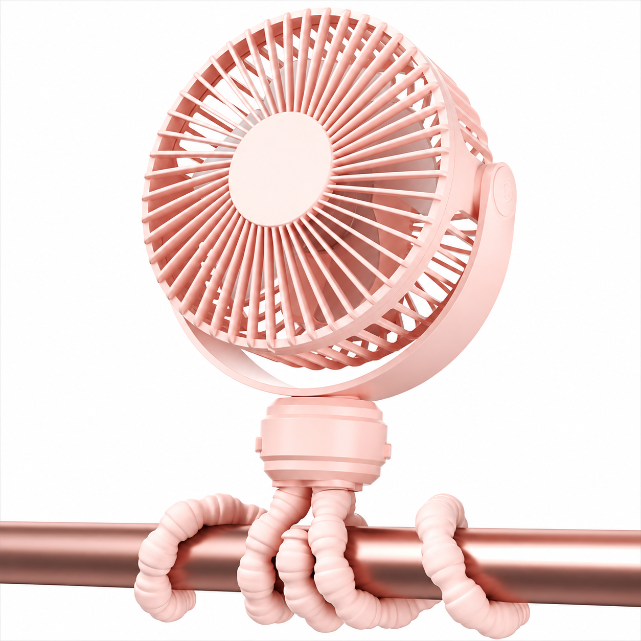 Portable Clip On Stroller Fan With Flexible Tripod For Travel