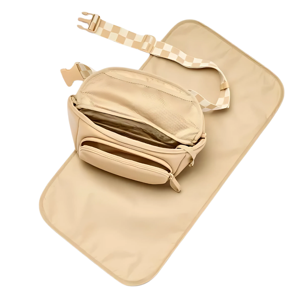 Tan Diaper Sling-Cozy Stroller