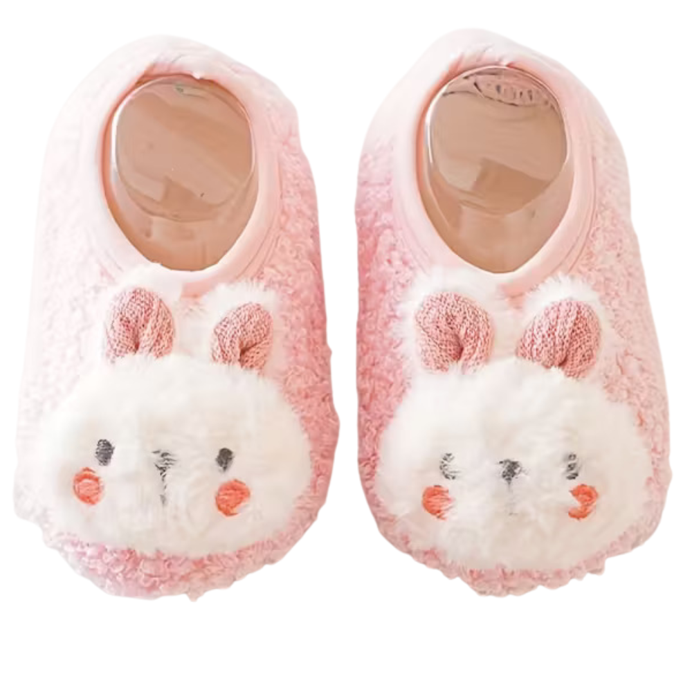 Non Slip Winter Warm Rabbit First Walkers Shoes For Kids