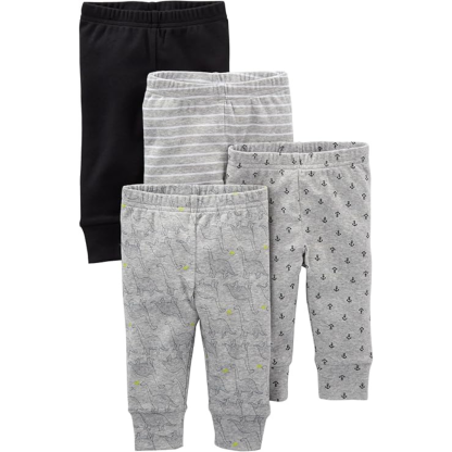 Unisex Babies Pant Pack Of 4