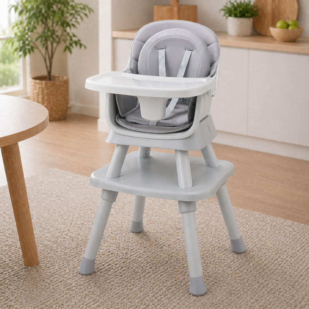 8 In 1 High Chair Double Layer Cushions Multifunctional Toddler