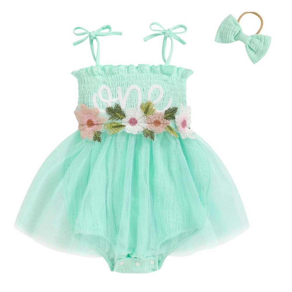 Tulle Romper Sleeveless Bodysuit