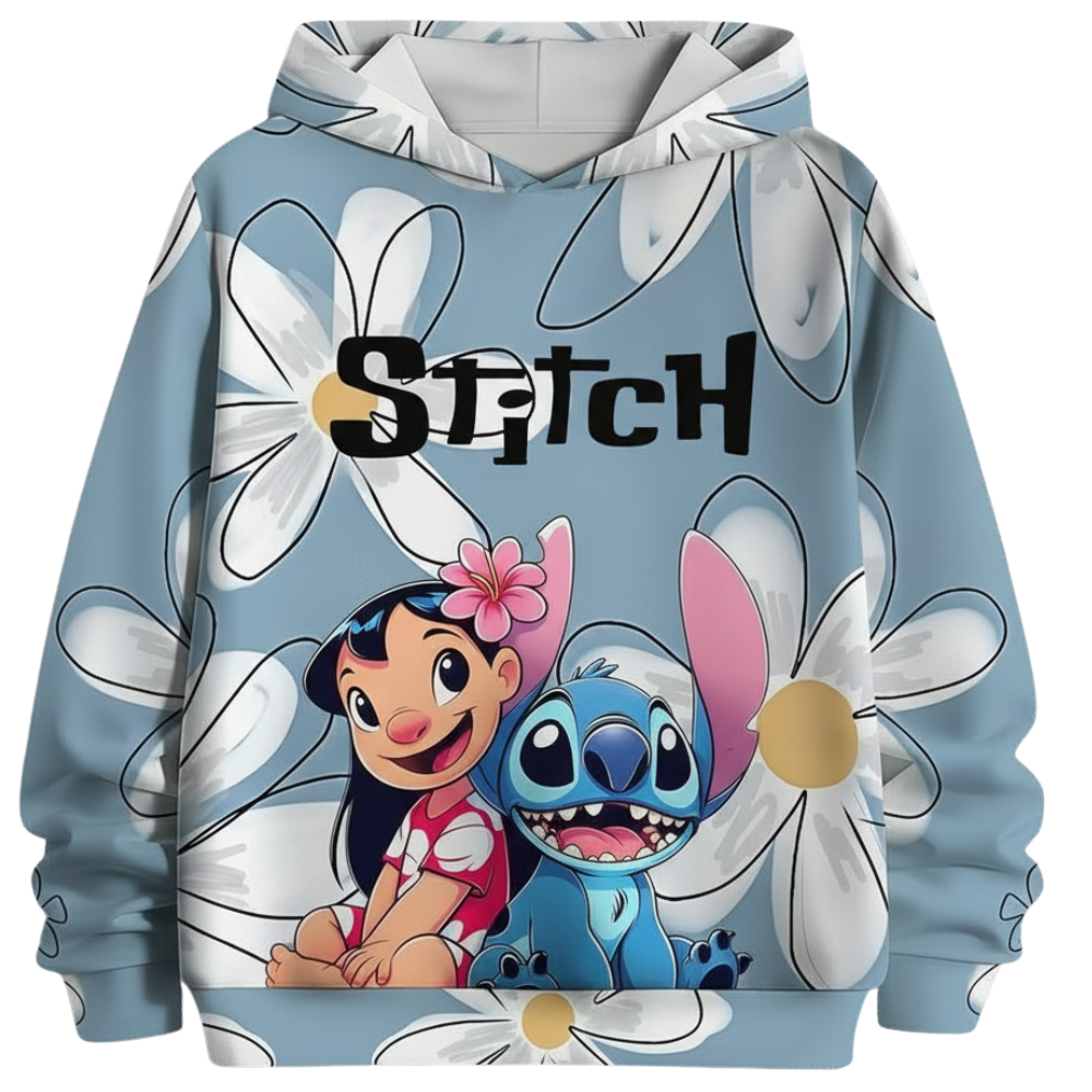 3D Cartoon Printed Hoodie For Girls