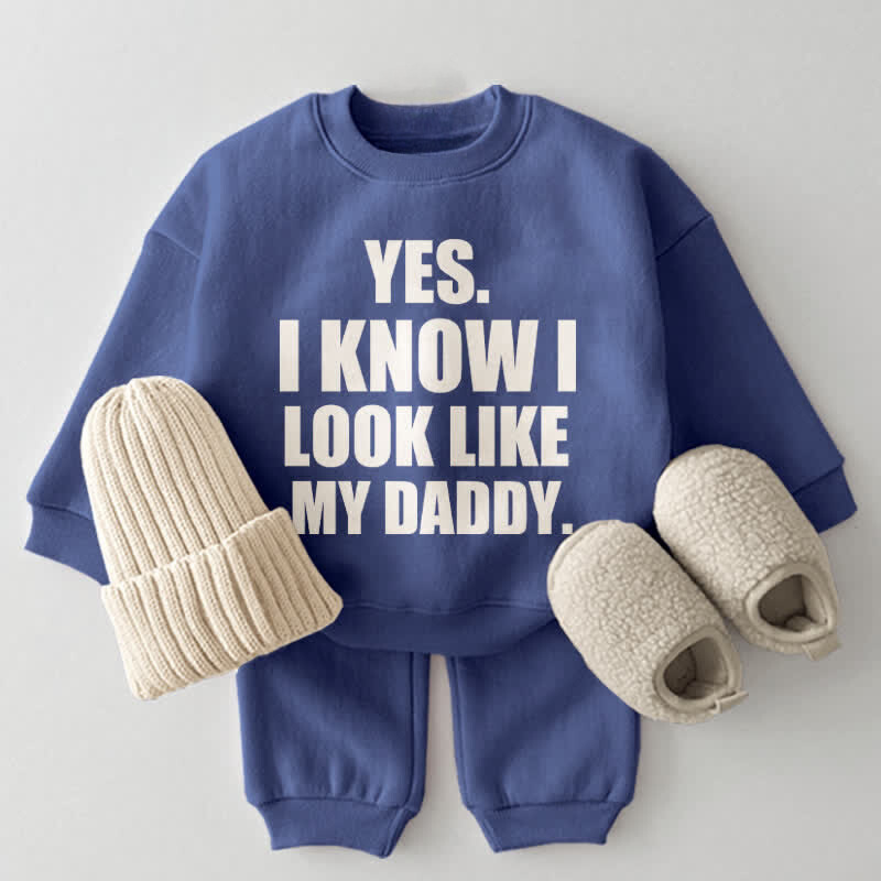 I Look Like Daddy Printed Baby 2 Piece Casual Set-Cozy Stroller