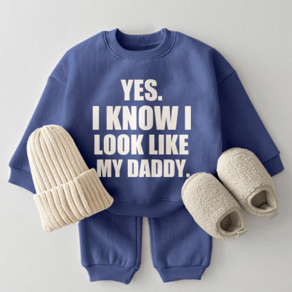 I Look Like Daddy Printed Baby 2 Piece Casual Set-Cozy Stroller
