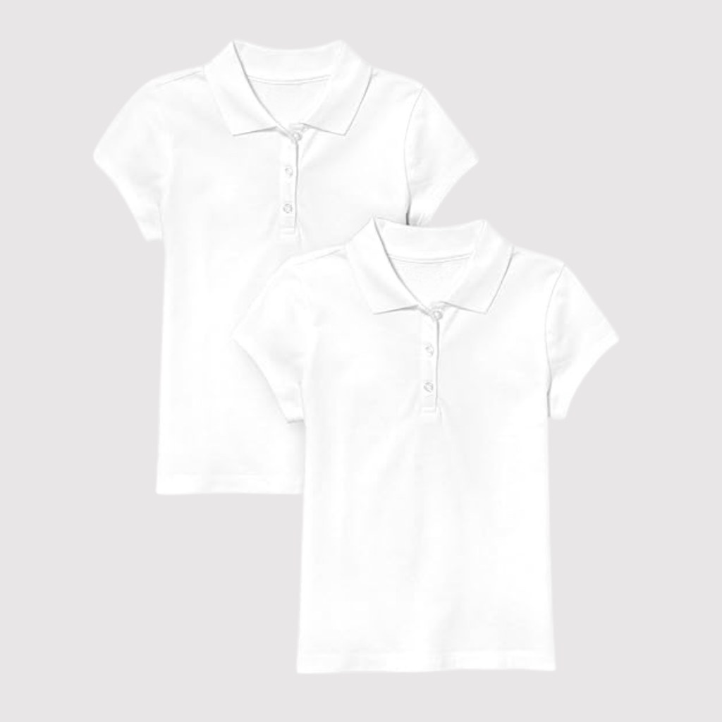 Pack Of 2 Short Sleeve Pique Shirt
