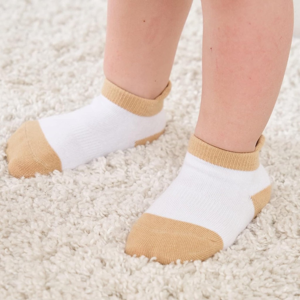 Pack Of 9 Baby Grip Socks With Non Skid Soles for Infants Toddlers And Kids
