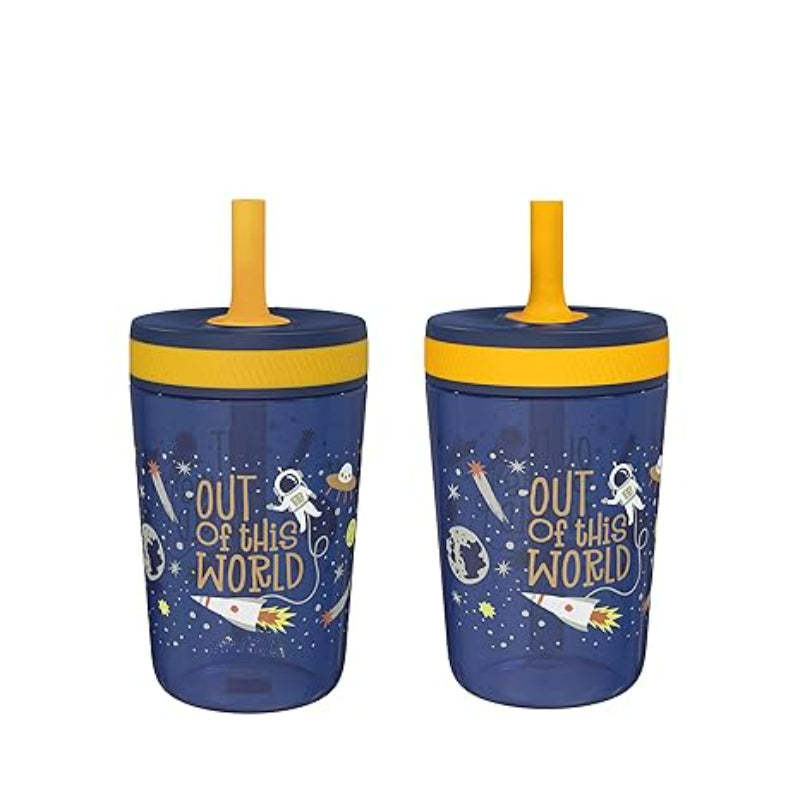 Cartoon Themed Plastic Cups For Kids Reusable-Cozy Stroller