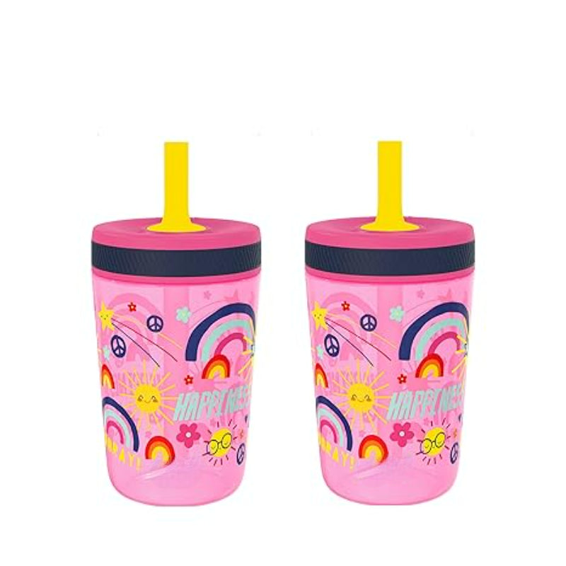 Cartoon Themed Plastic Cups For Kids Reusable-Cozy Stroller