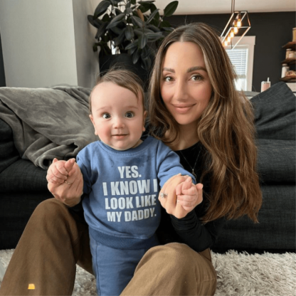 I Look Like Daddy Printed Baby 2 Piece Casual Set-Cozy Stroller