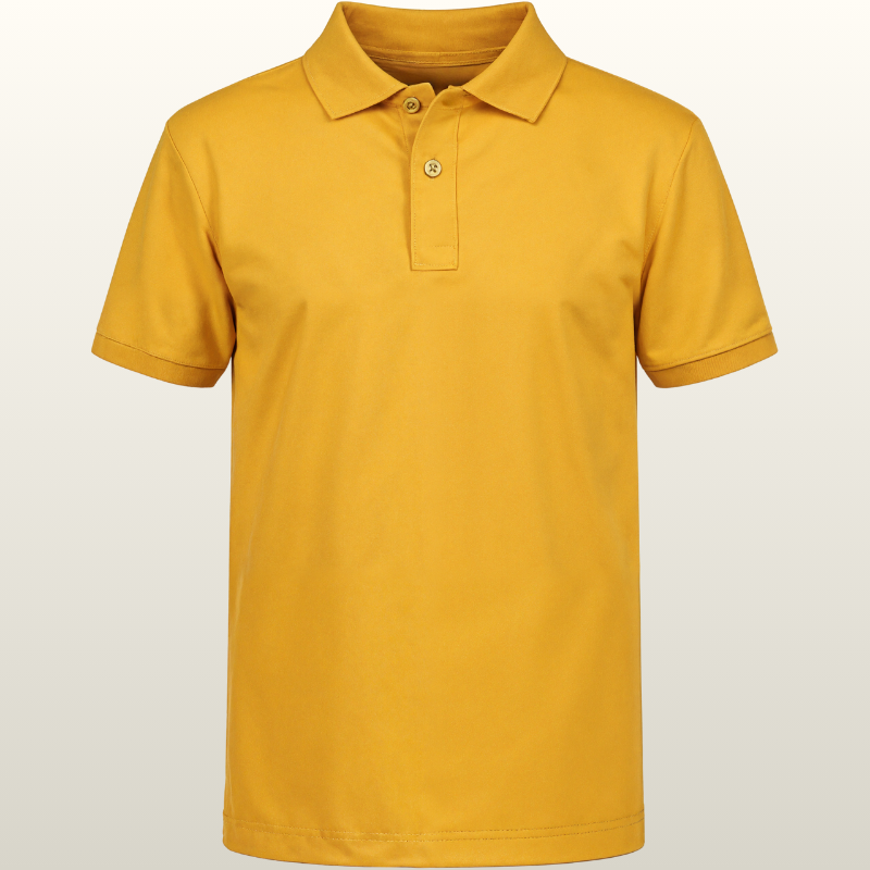 Boys School Uniform Short Sleeve Polo Shirt