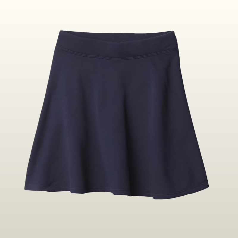 Girls Athletic French Terry Skirt