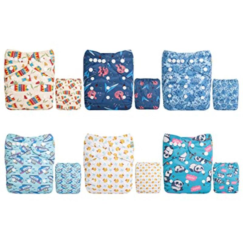 Reusable Cotton Diaper Set-Cozy Stroller