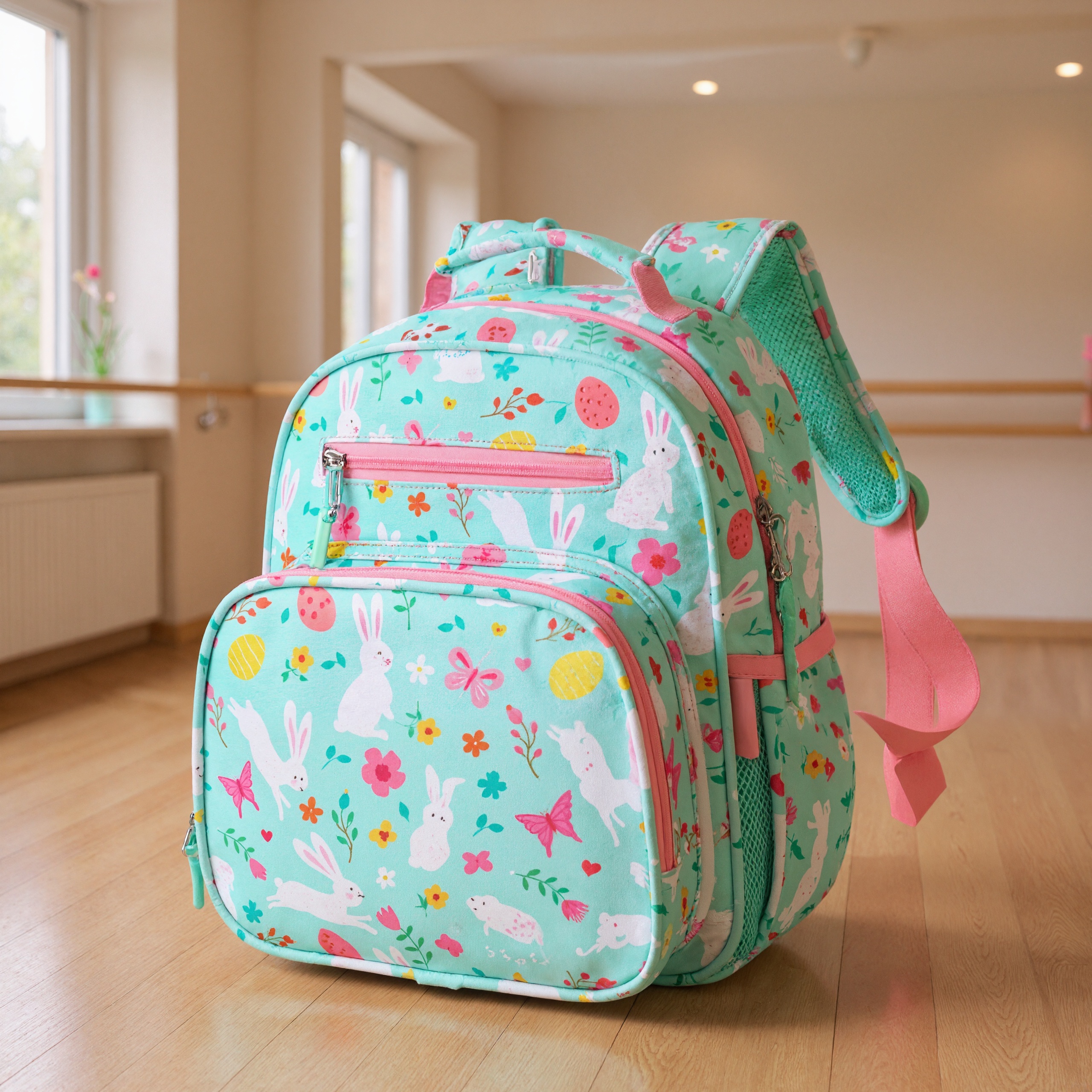 Colorful Printed Backpack For Girls