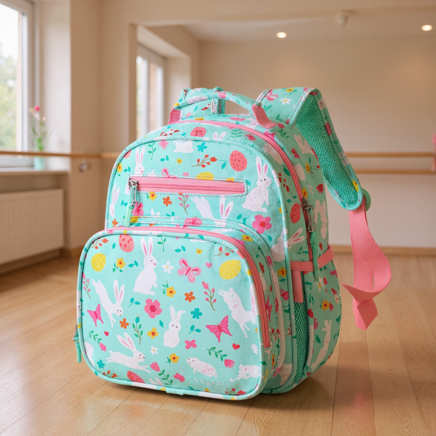 Colorful Printed Backpack For Girls