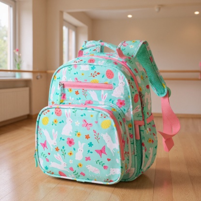 Colorful Printed Backpack For Girls