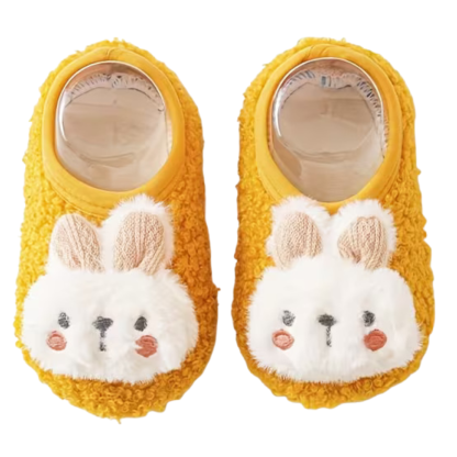 Non Slip Winter Warm Rabbit First Walkers Shoes For Kids