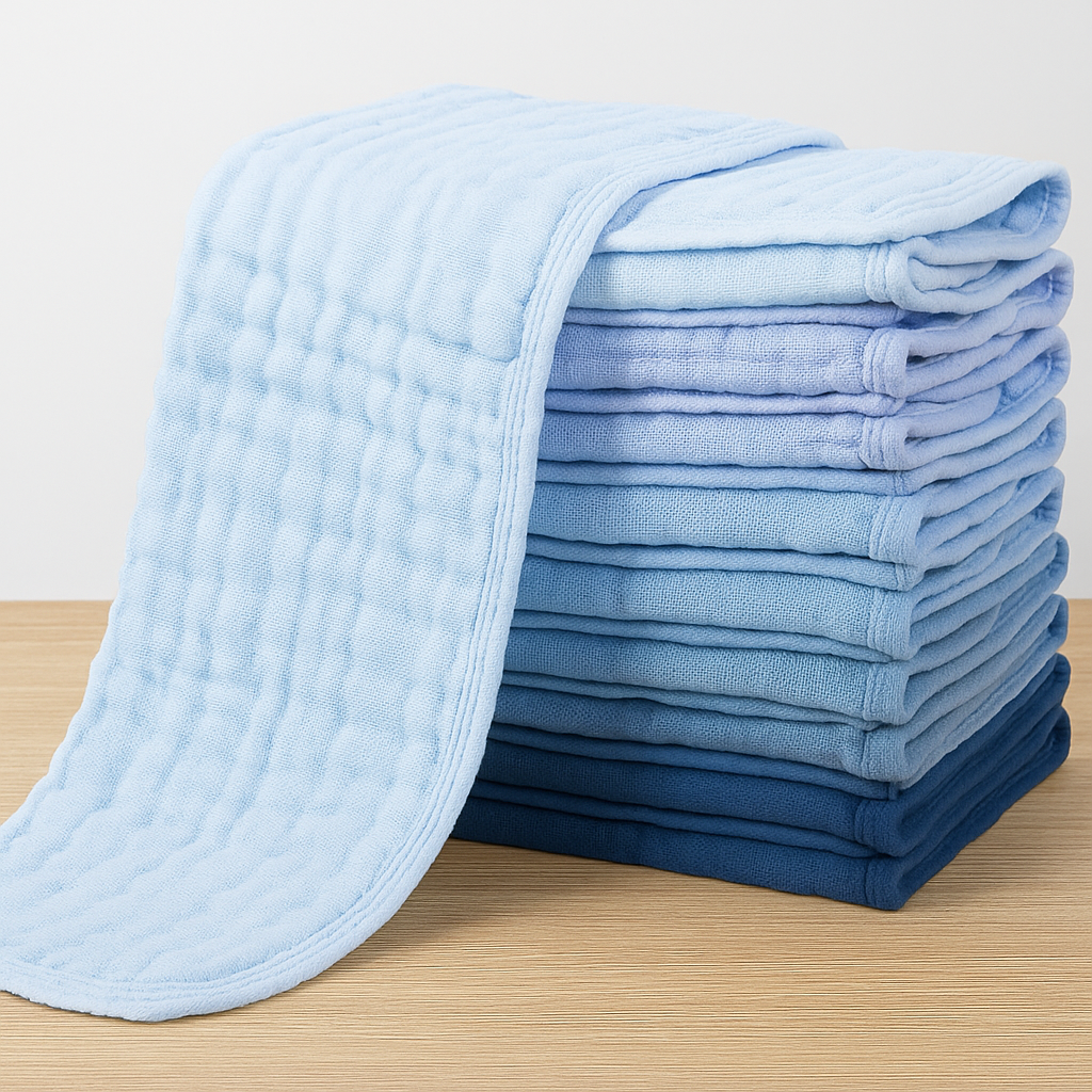 Muslin Burp Cloths for Baby 10 Pack