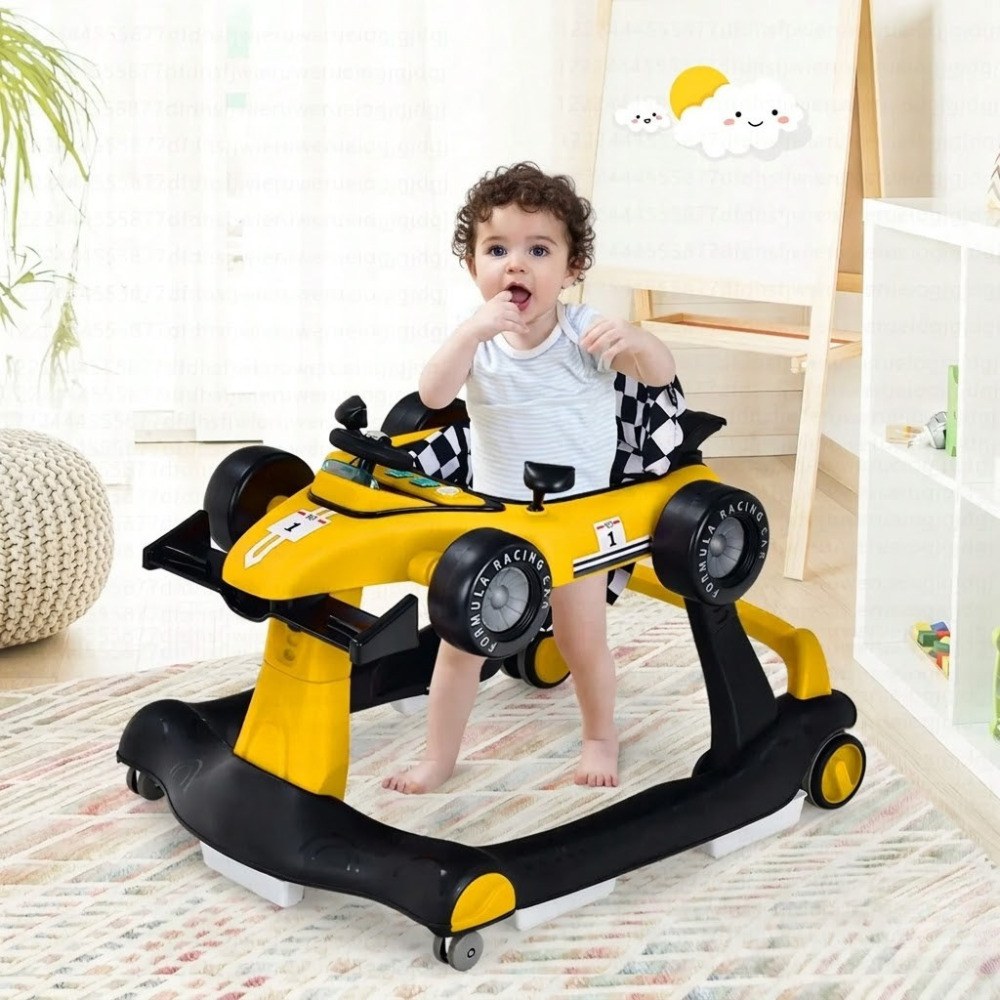 4-in-1 Foldable Adjustable Baby Activity Walker