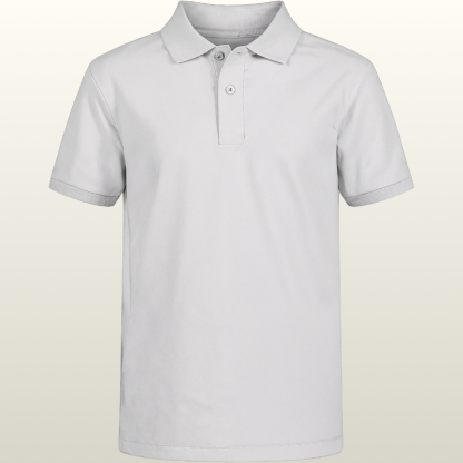 Boys School Uniform Short Sleeve Polo Shirt