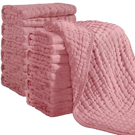 Muslin Cotton Burping Cloths For Soft Baby Essentials-Cozy Stroller