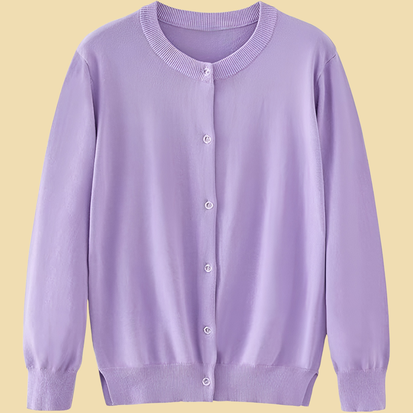 Girls Cotton Knit Cardigan Long Sleeve Sweater