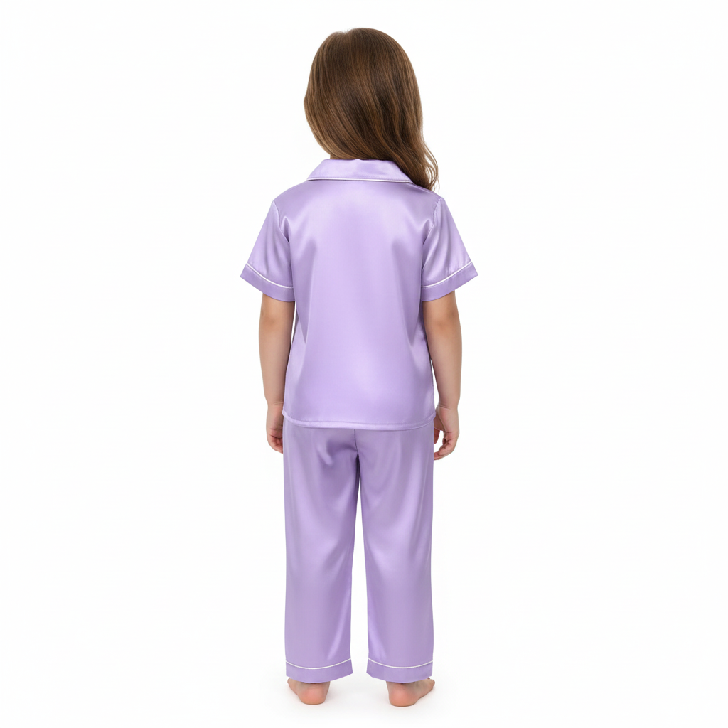 Three Piece Casual Pajama Set For Girls