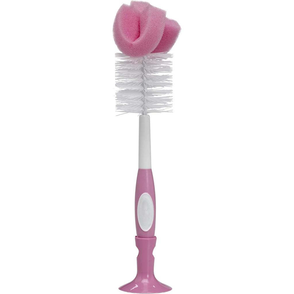 Baby Bottle Brush With Cleaner Stand And Dual Surface Head-Cozy Stroller