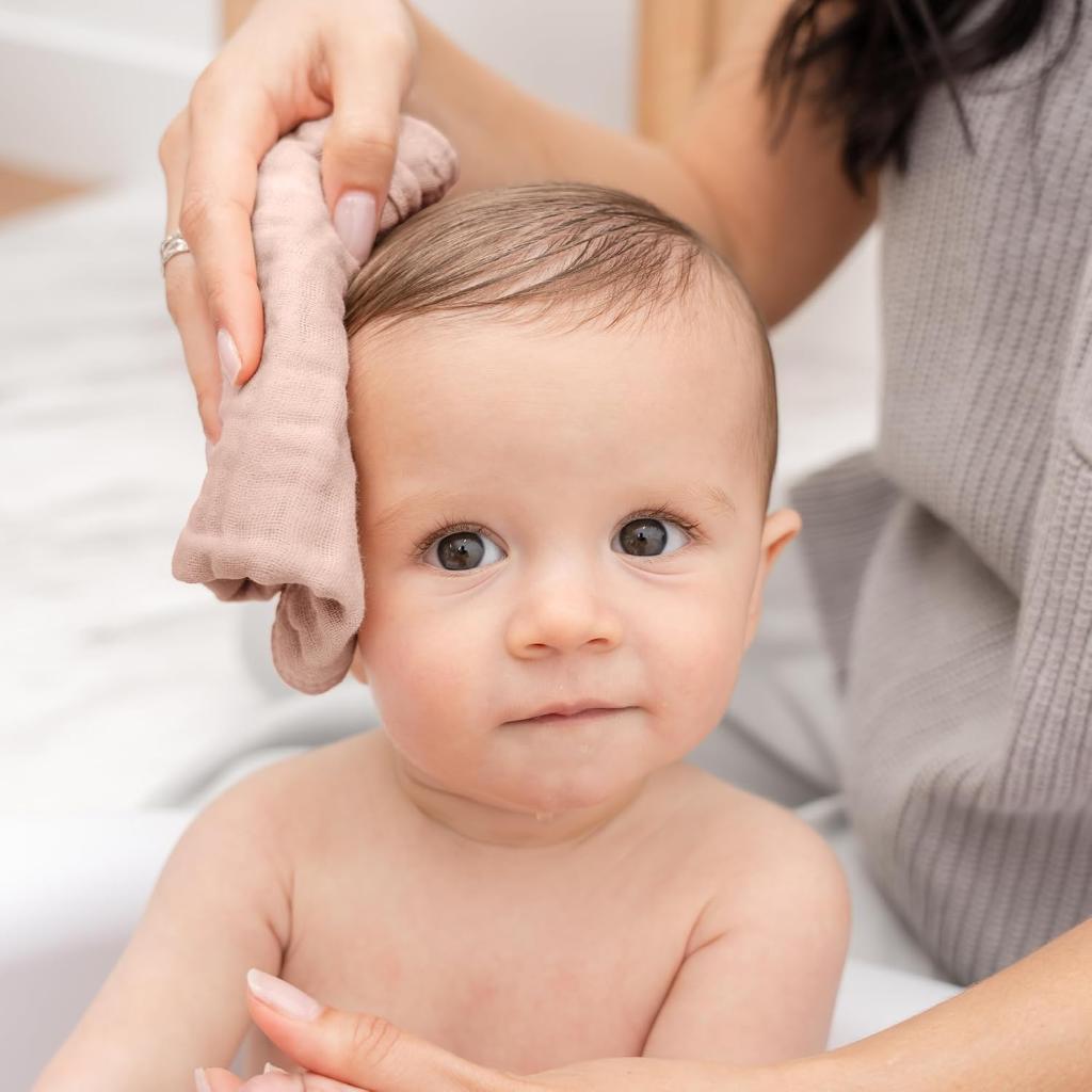 Baby Washcloths Square Towels With Soft Cotton Muslin Set-Cozy Stroller