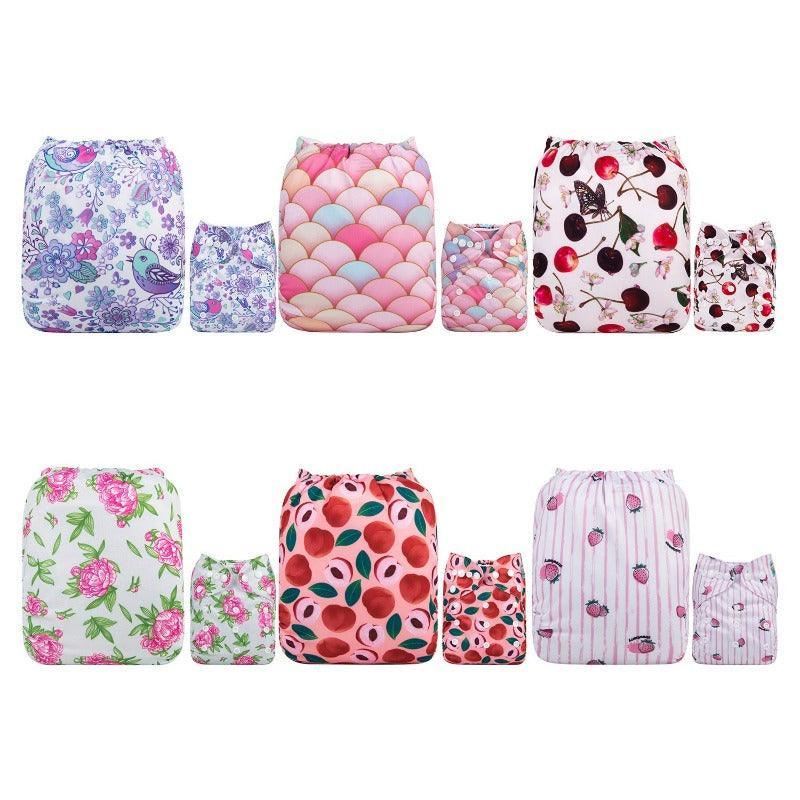 Reusable Charcoal Bamboo Diapers-Cozy Stroller