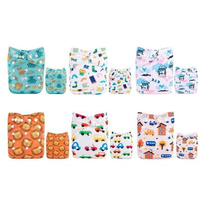 Reusable Charcoal Bamboo Diapers-Cozy Stroller