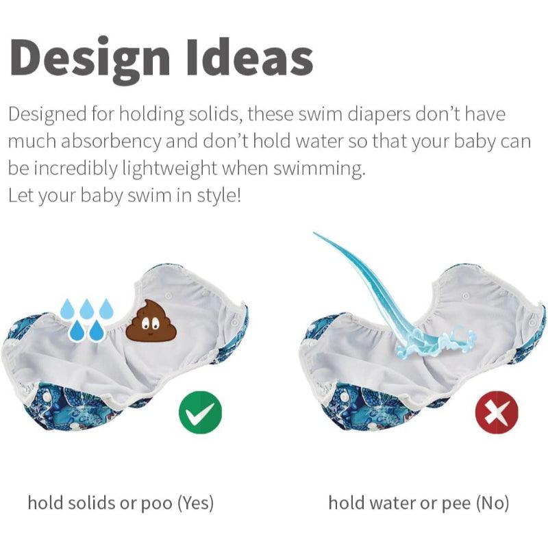 Reusable Toddler Swim Diapers-Cozy Stroller