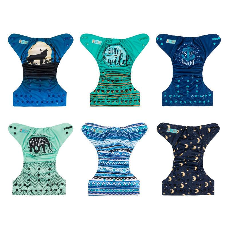 Color Snaps Cloth Diapers-Cozy Stroller