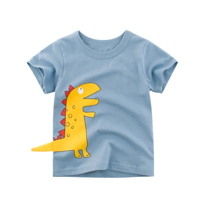 Animal Printed Tshirt For Kids-Cozy Stroller