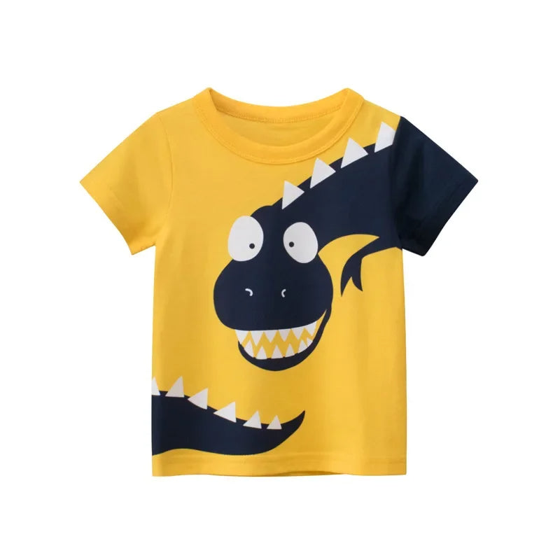 Animal Printed Tshirt For Kids-Cozy Stroller