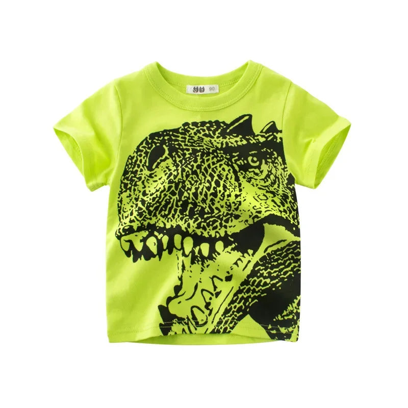 Animal Printed Tshirt For Kids-Cozy Stroller