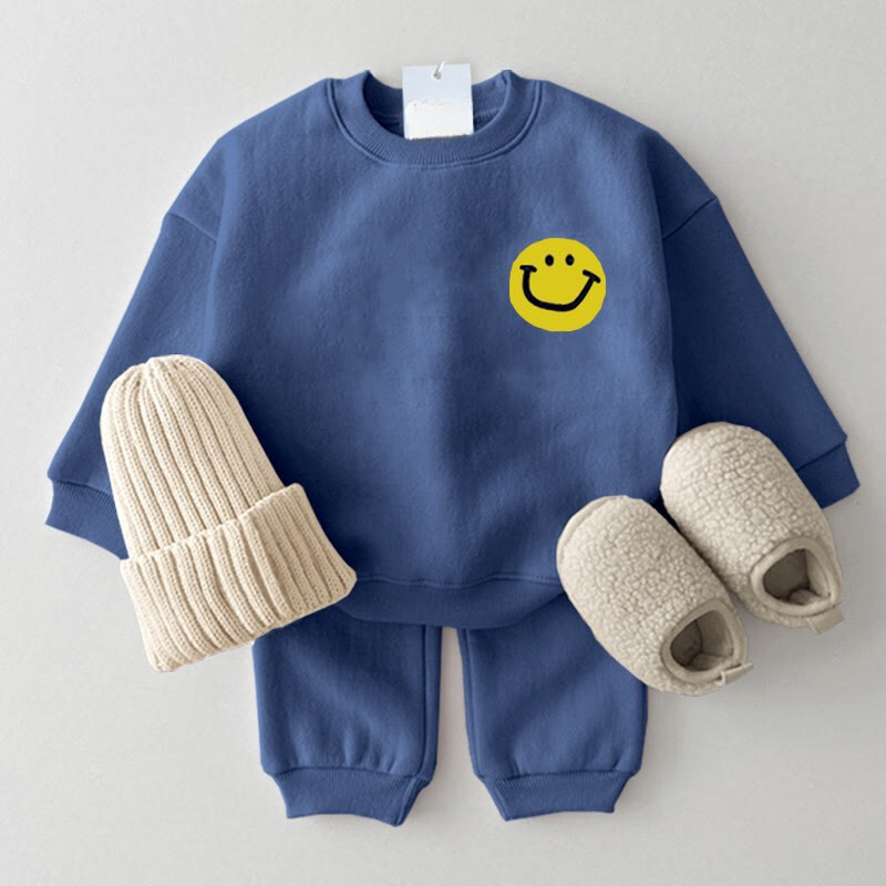 Baby Simple Smile Sweatsuit Set-Cozy Stroller