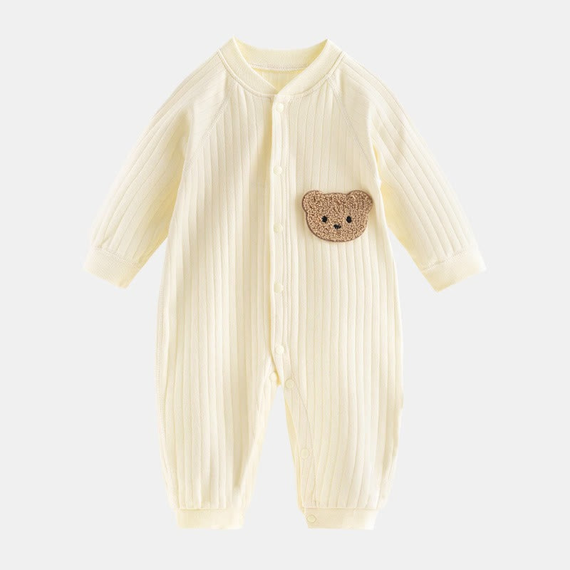 Baby Bear Patch Comfy Romper-Cozy Stroller
