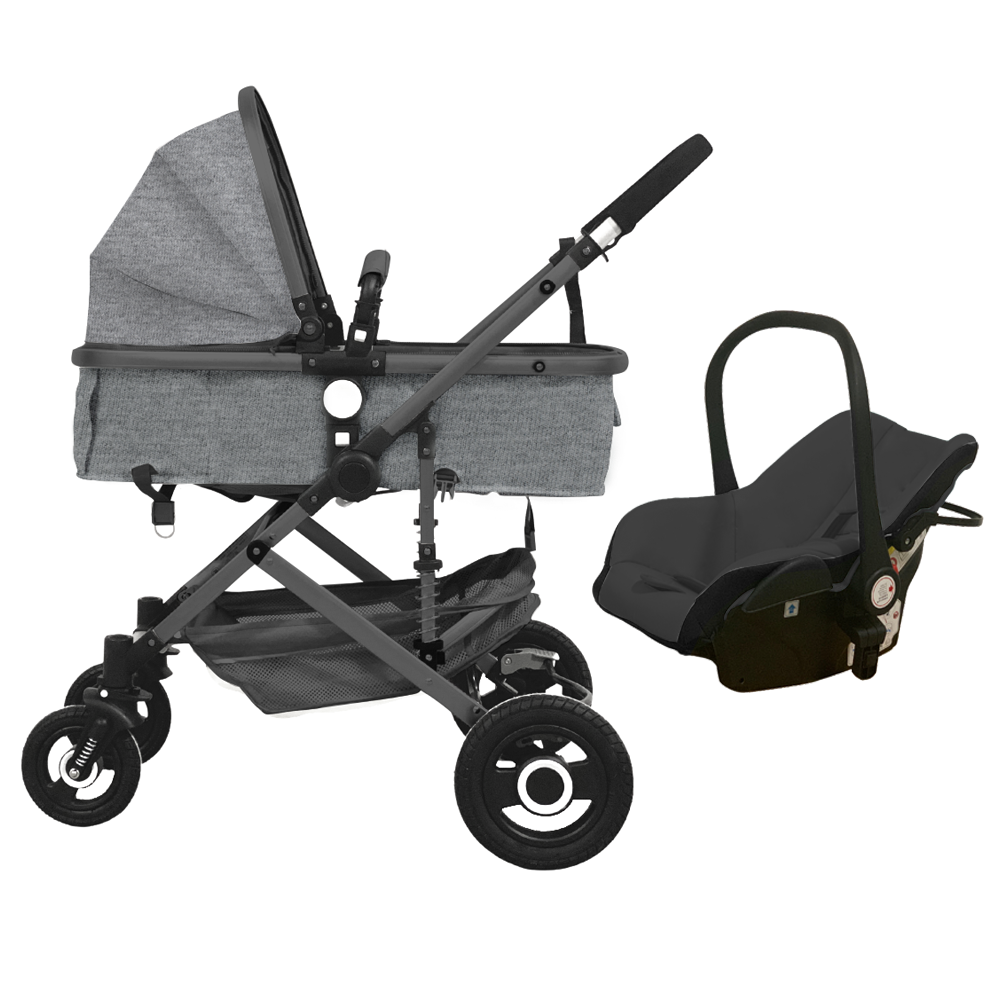 3-in-1 Stroller, Car Seat and Basinet-Cozy Stroller