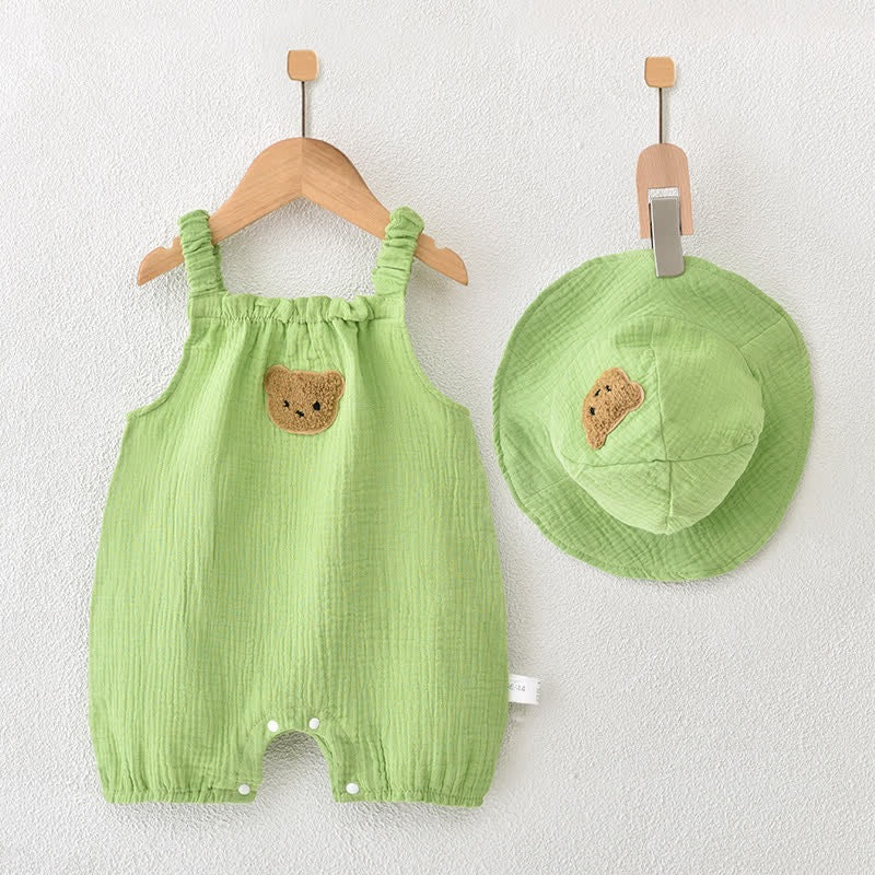 Baby Overalls With Hat-Cozy Stroller