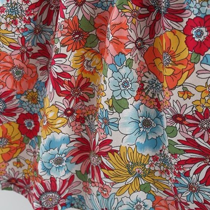 Baby Ruffled Florals Dress With Bag-Cozy Stroller