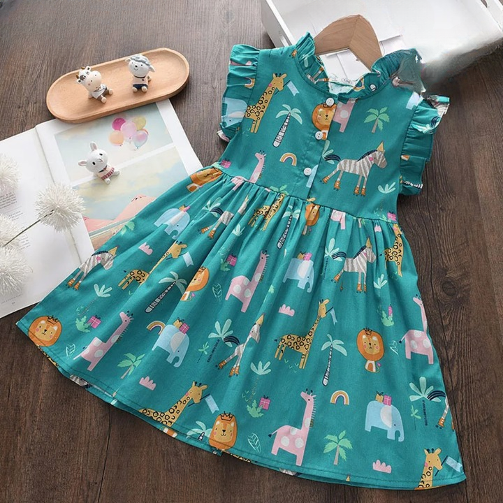 Enchanted Safari Toddler Dress-Cozy Stroller
