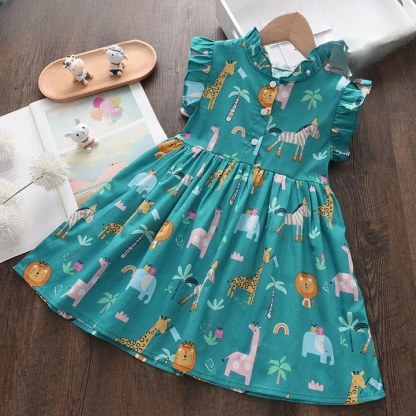 Enchanted Safari Toddler Dress-Cozy Stroller